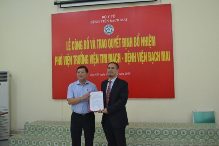 Lễ công bố và trao quyết định bổ nhiệm Phó Viện Trưởng Viện Tim mạch – Bệnh viện Bạch Mai