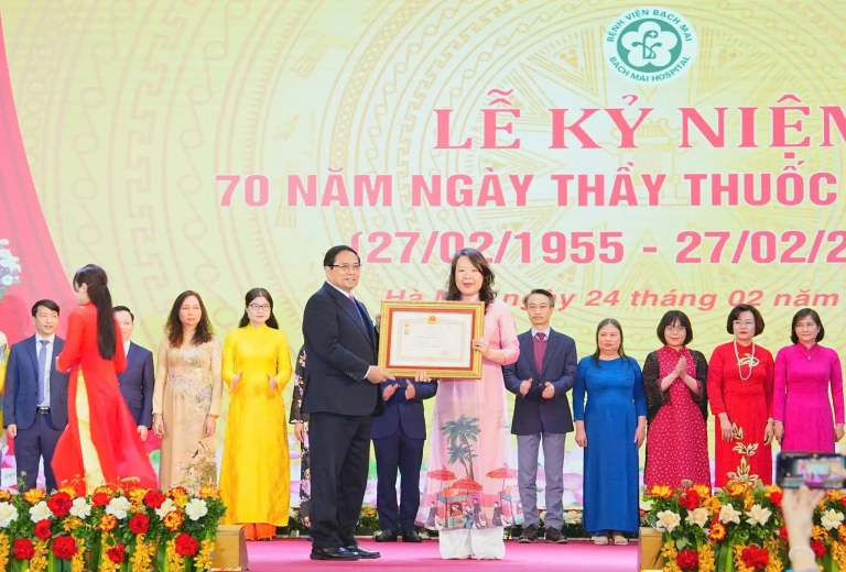 PGS.TS Nguyễn Thị Thu Hoài, Viện trưởng Viện Tim mạch, đã vinh dự được Thủ tướng Chính phủ trao tặng danh hiệu Thầy thuốc Ưu tú